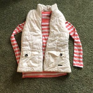 White Merrell vest
